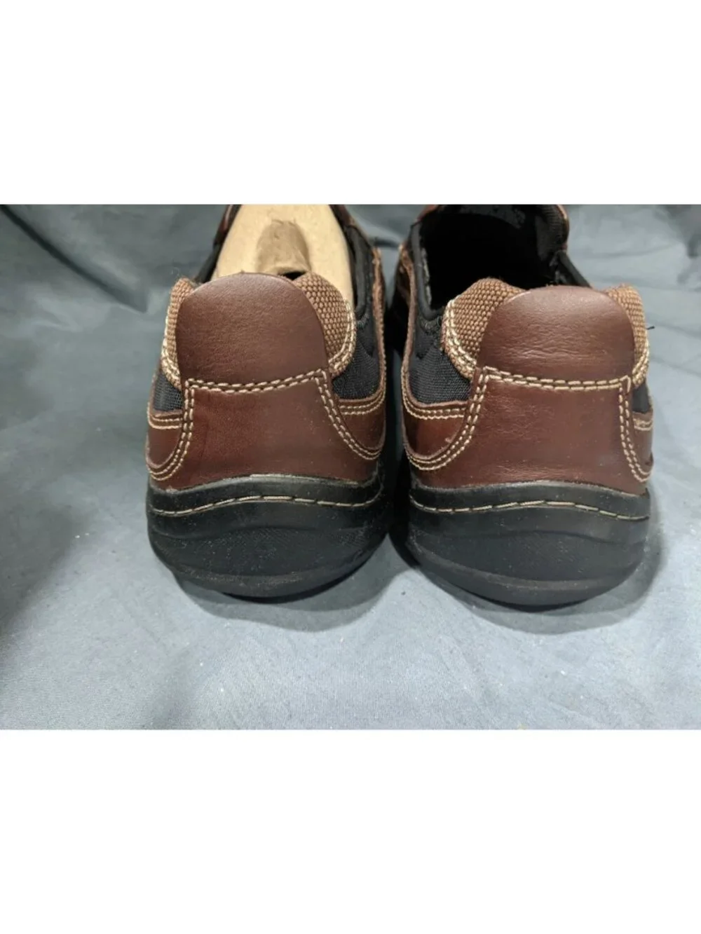 Bostonian Men's Kongo Excel Slip On Shoes Leather Brown Size 9 WIDE NEW IN BOX!